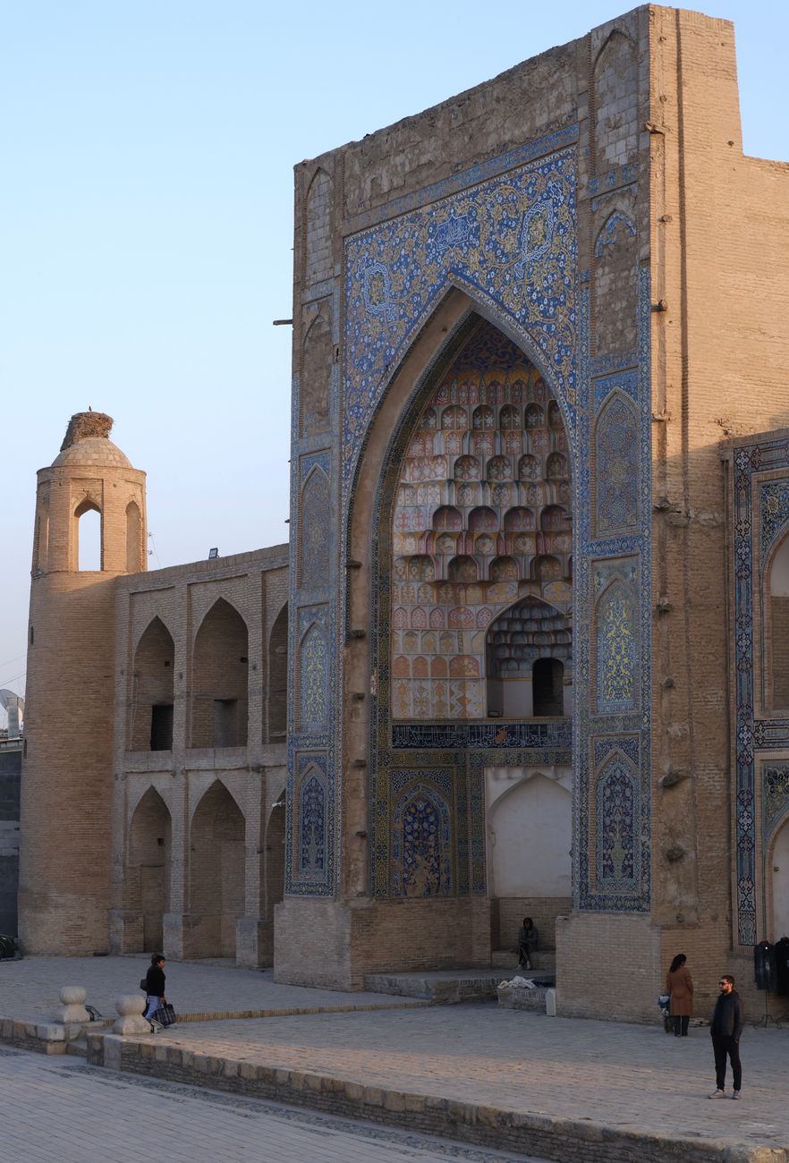 Architecture of a historic madrasa in Bukhara, reflecting Uzbek heritage and design · Shakhrisabz, Uzbekistan